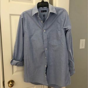 Chaps Blue Oxford Fit Long Sleeve